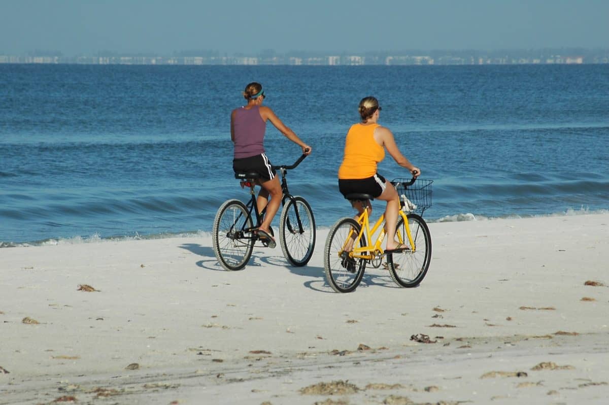 Best bike friendly florida towns bikes on the beach